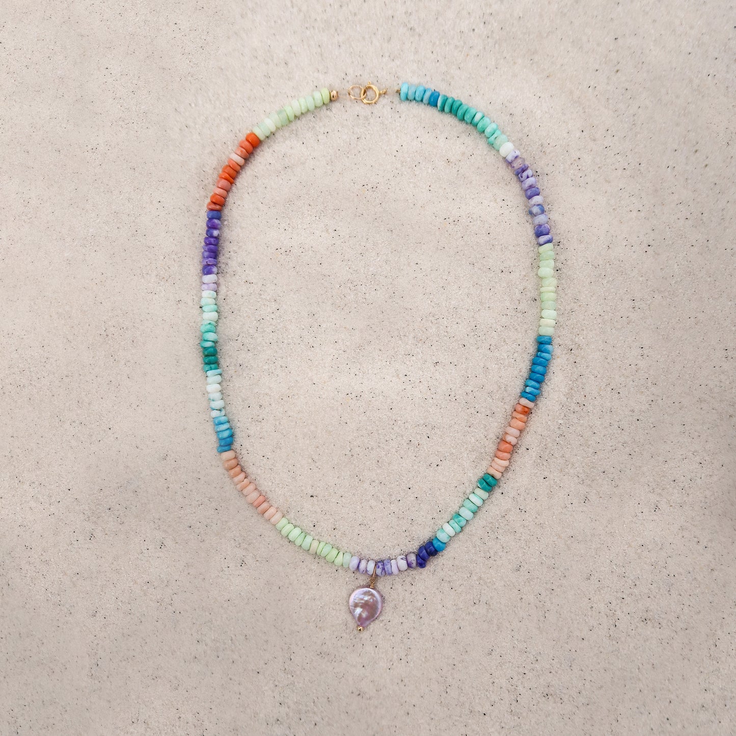Locals Only Opal & Pearl Necklace