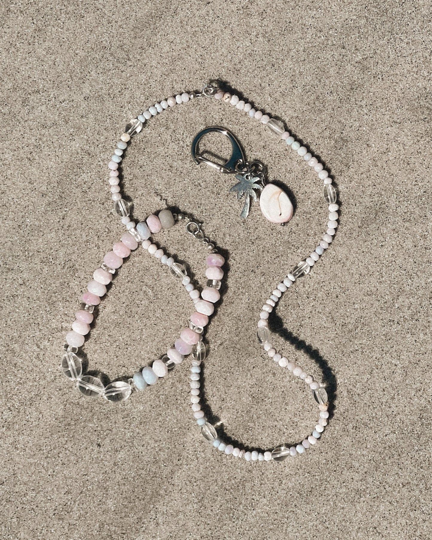 Palm Tree Conch Charm