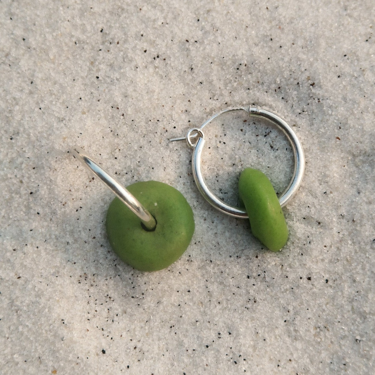 Palm Glass Hoops