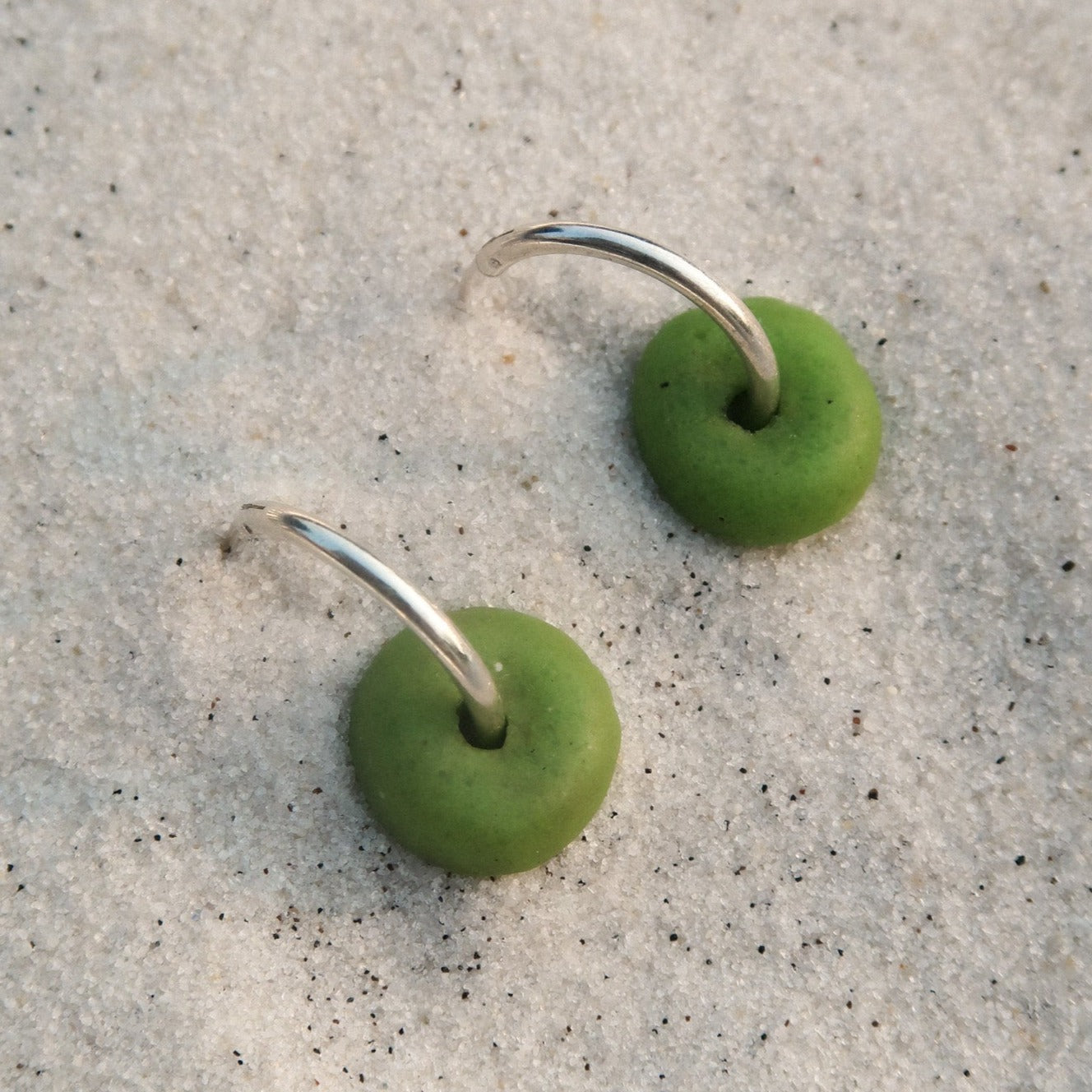 Palm Glass Hoops