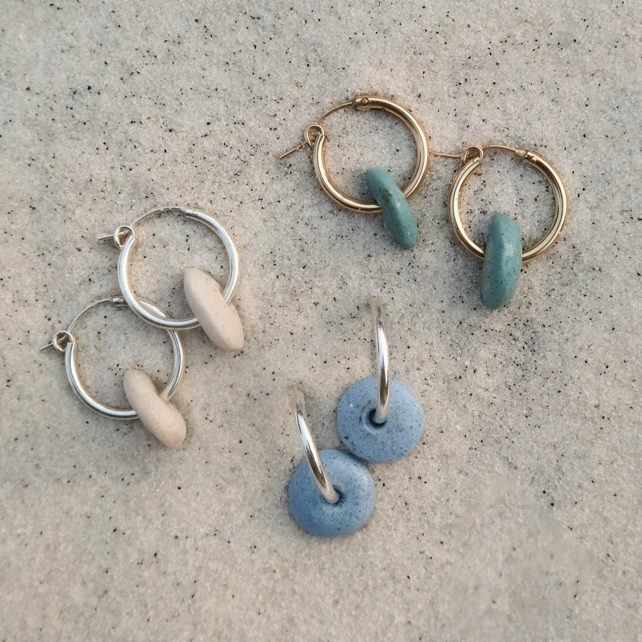 Palm Glass Hoops