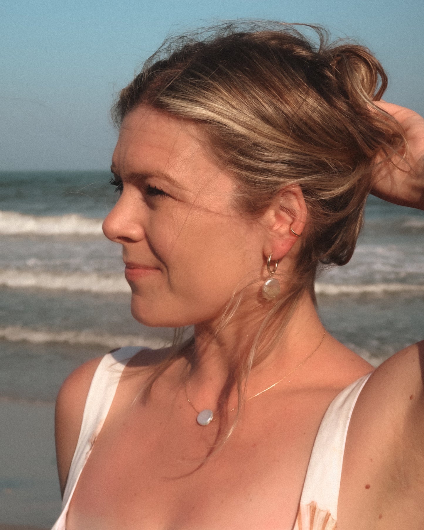 Elizabeth Gold Pearl Necklace
