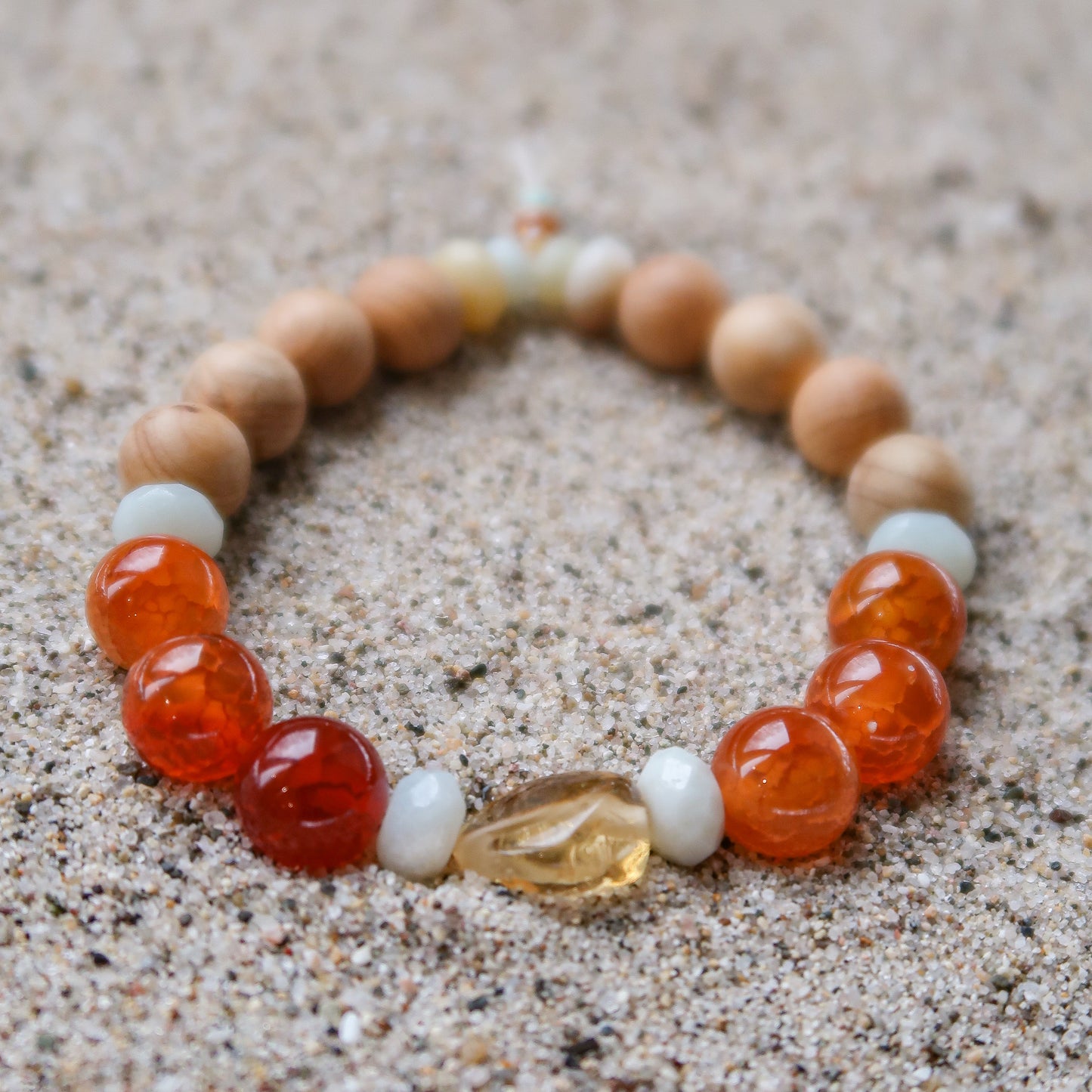 Bonita Springs Fire Agate Bracelet
