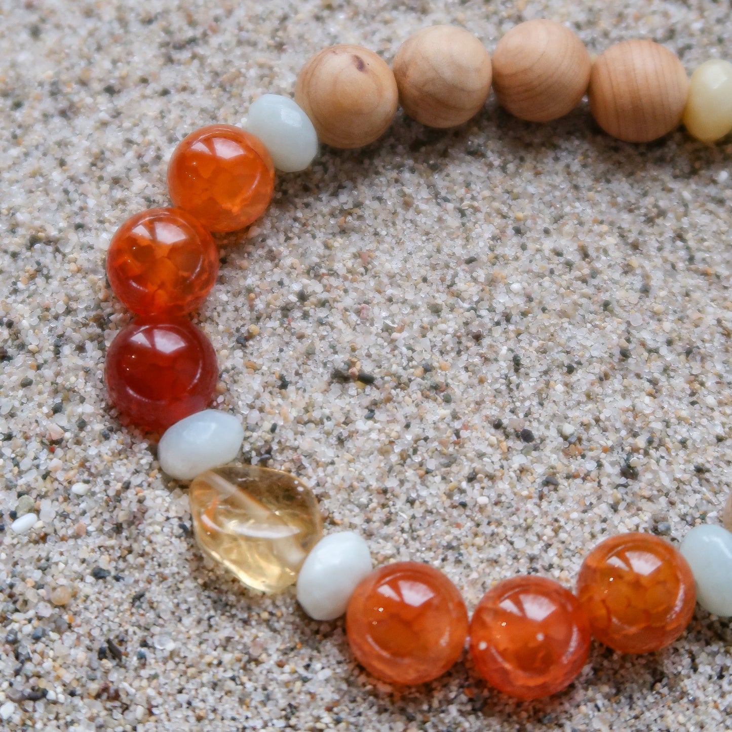 Bonita Springs Fire Agate Bracelet