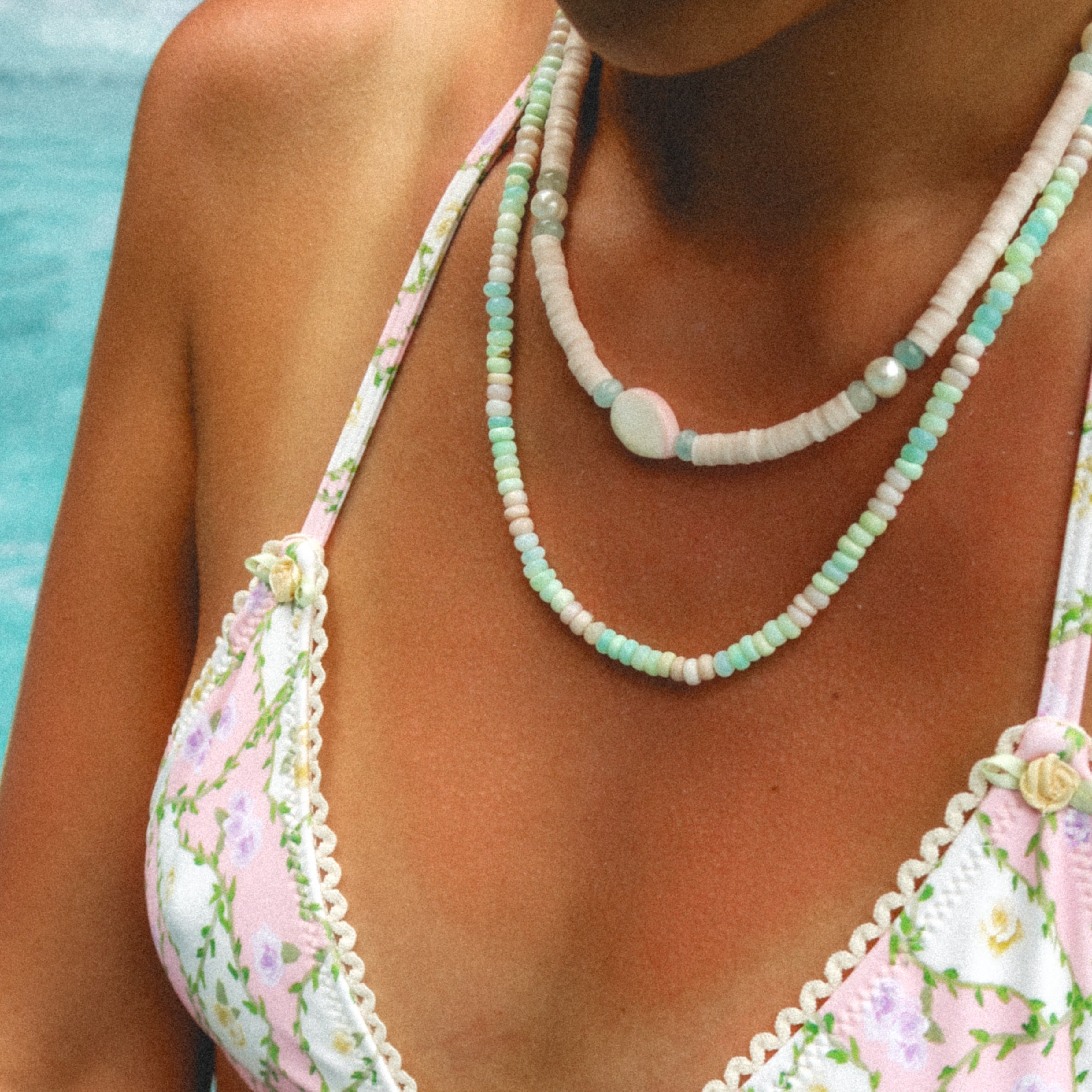 Multi Gemstone Necklace, Precious Drop Necklace, Pastel Candy Necklace -  Valltasy