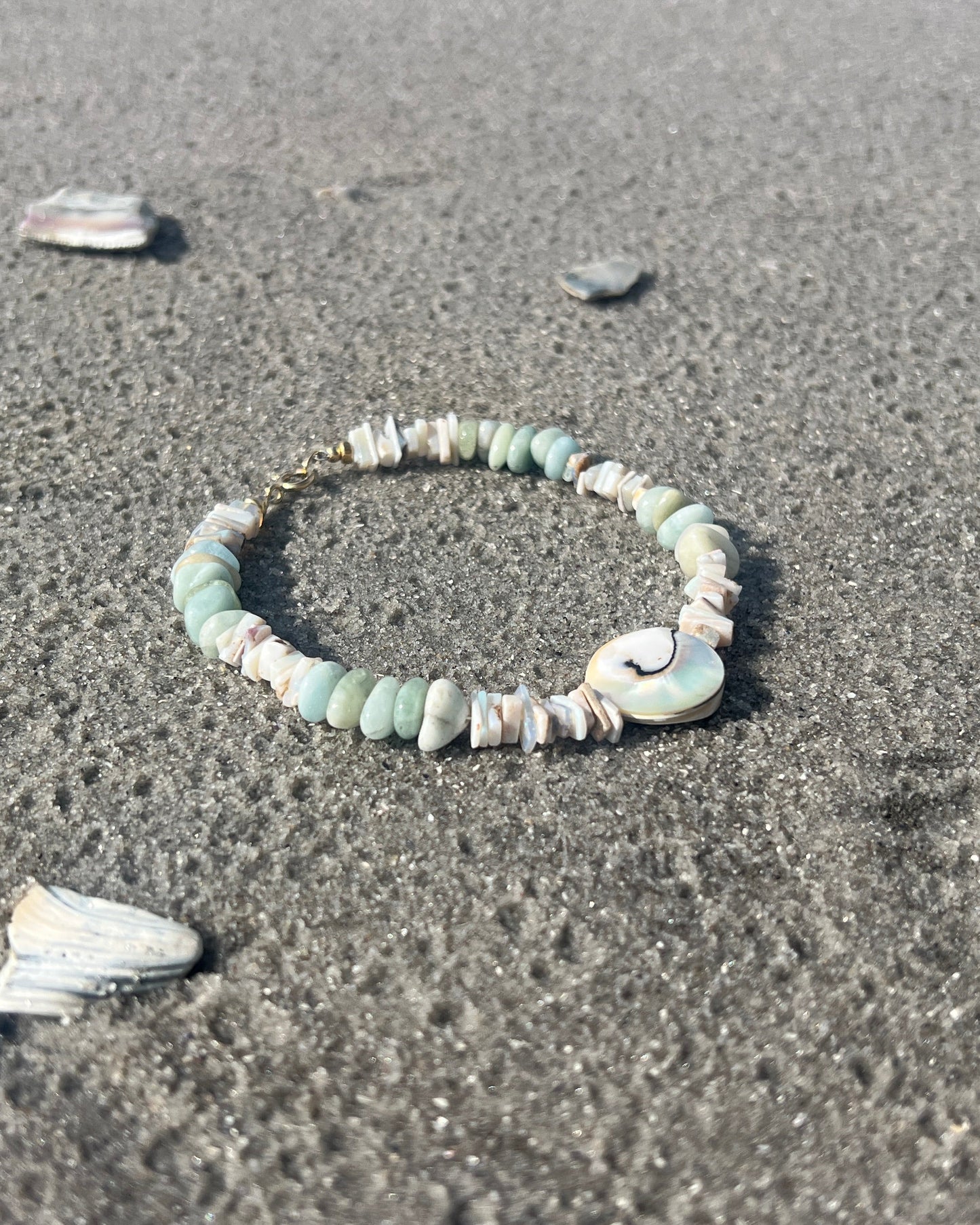 Spindrift Opal Anklet