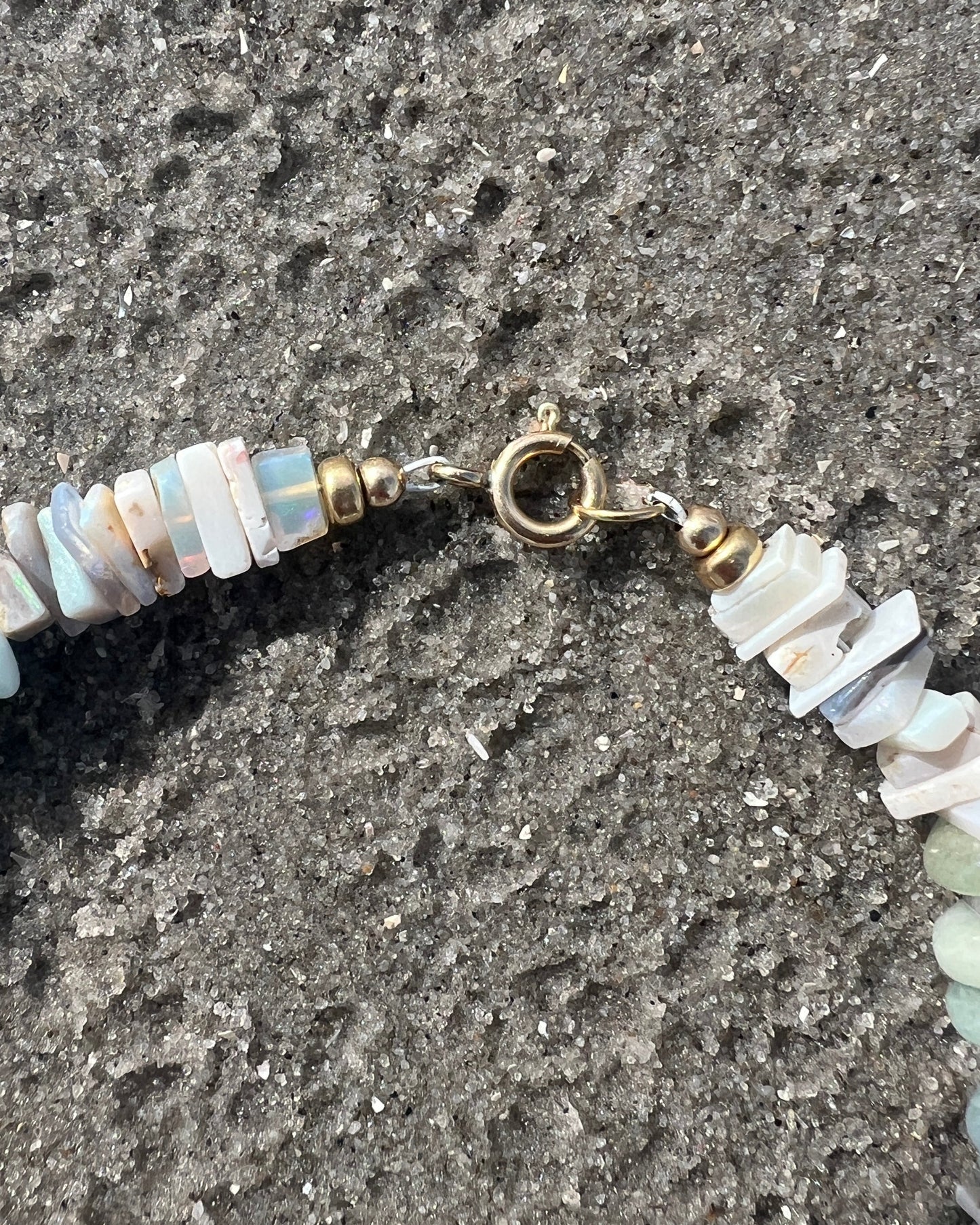 Spindrift Opal Anklet