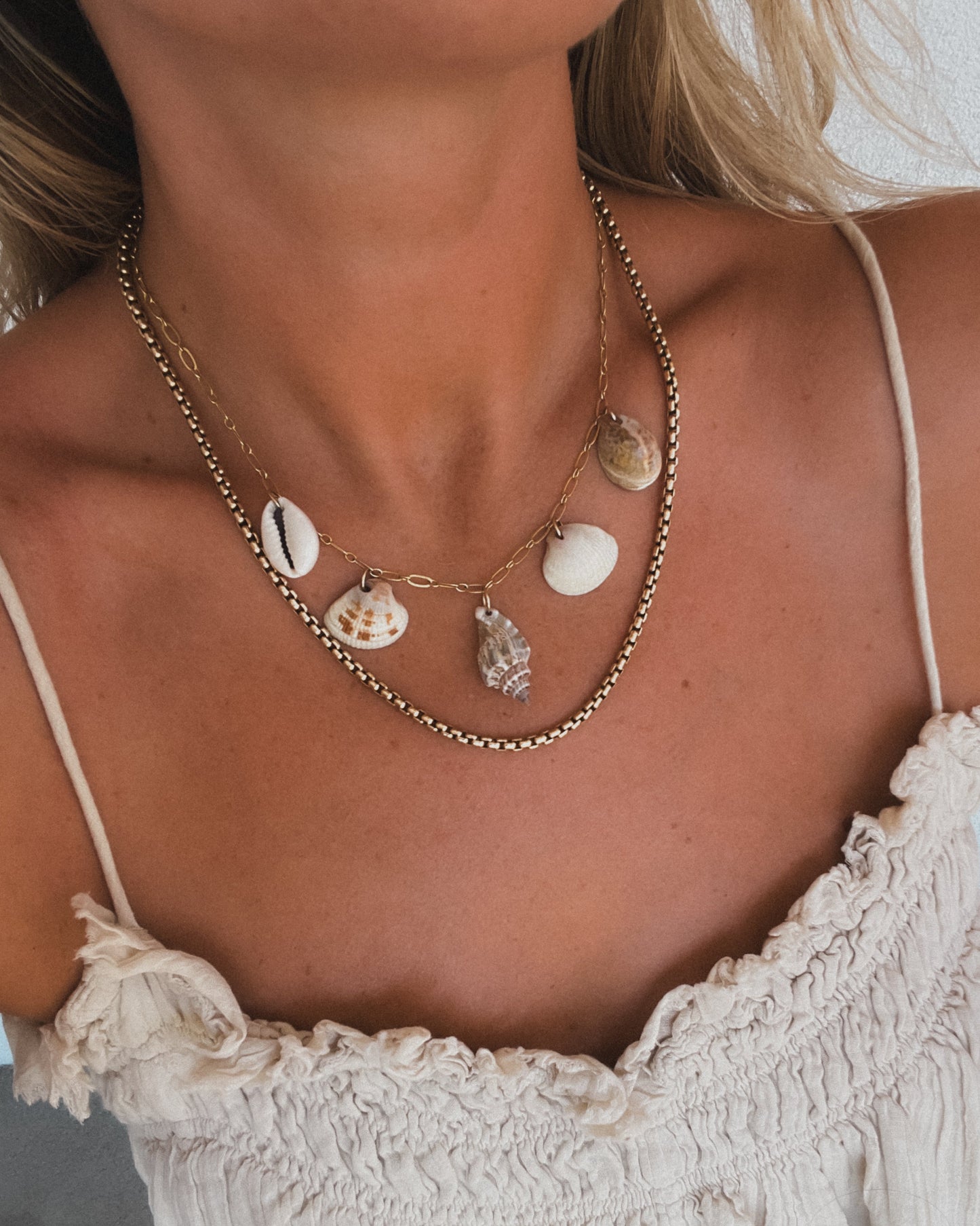 She Sells Seashells Charm Necklace