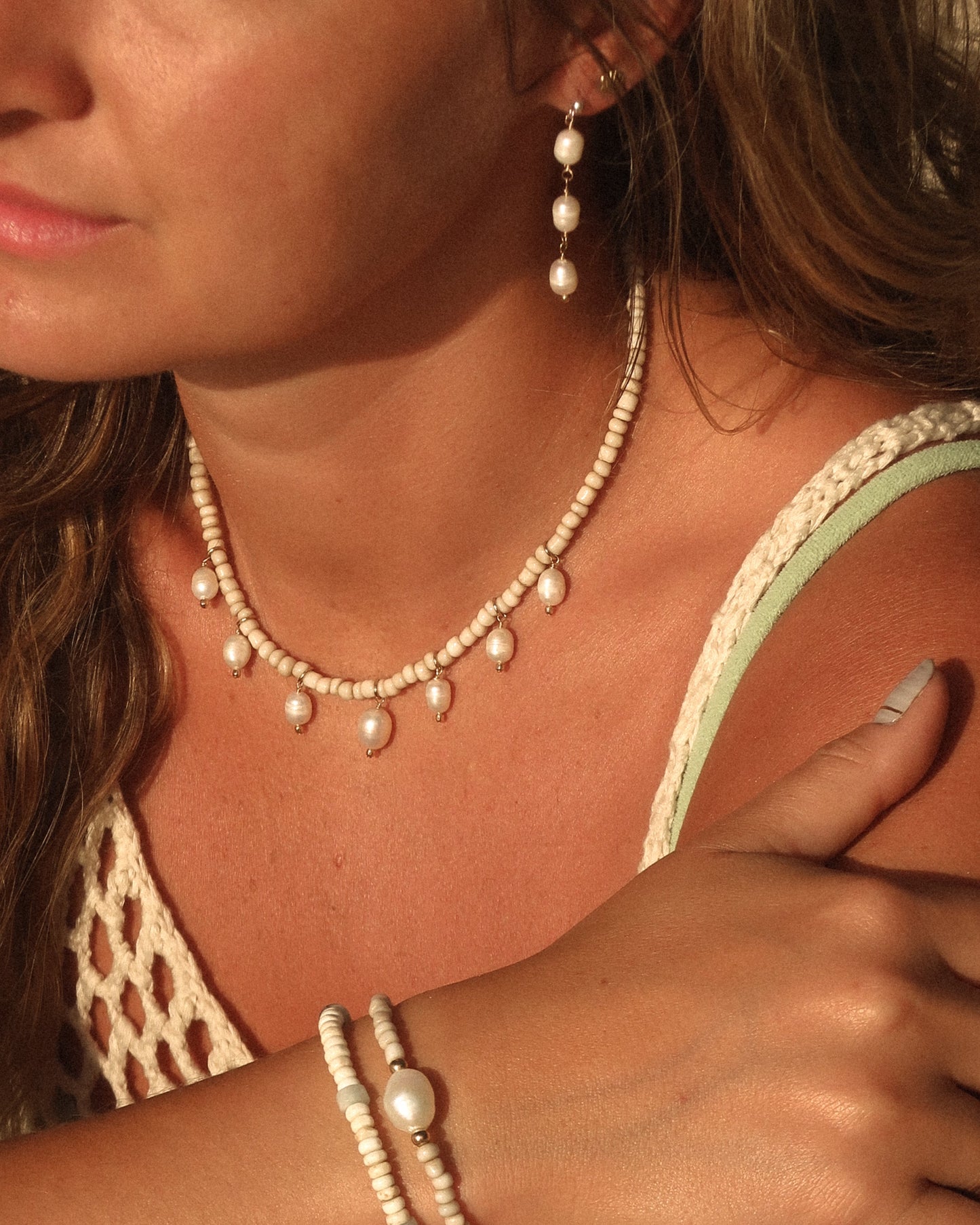 Playa Pearl Drop Necklace