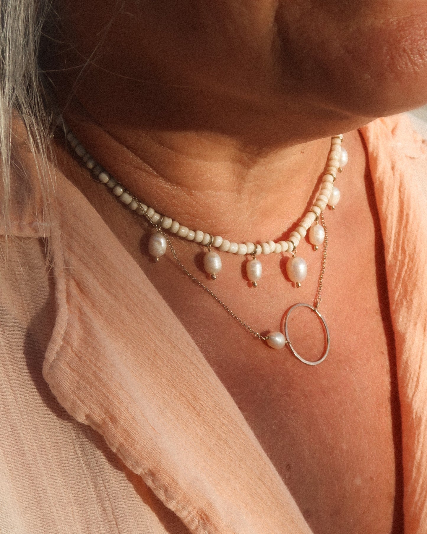 Playa Pearl Drop Necklace