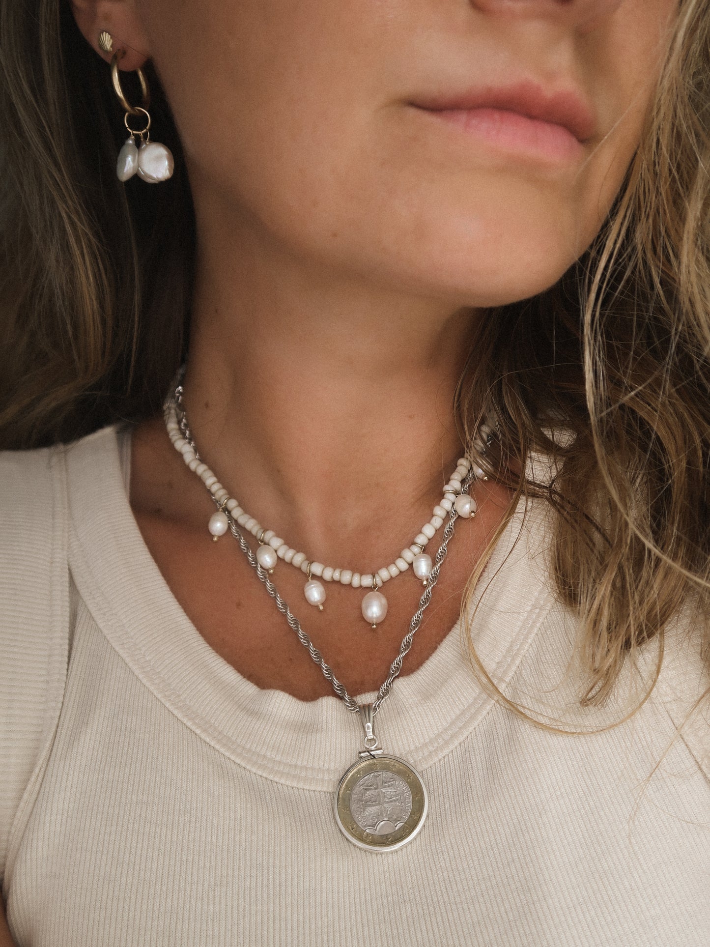 Perla Pesos Cluster Hoops