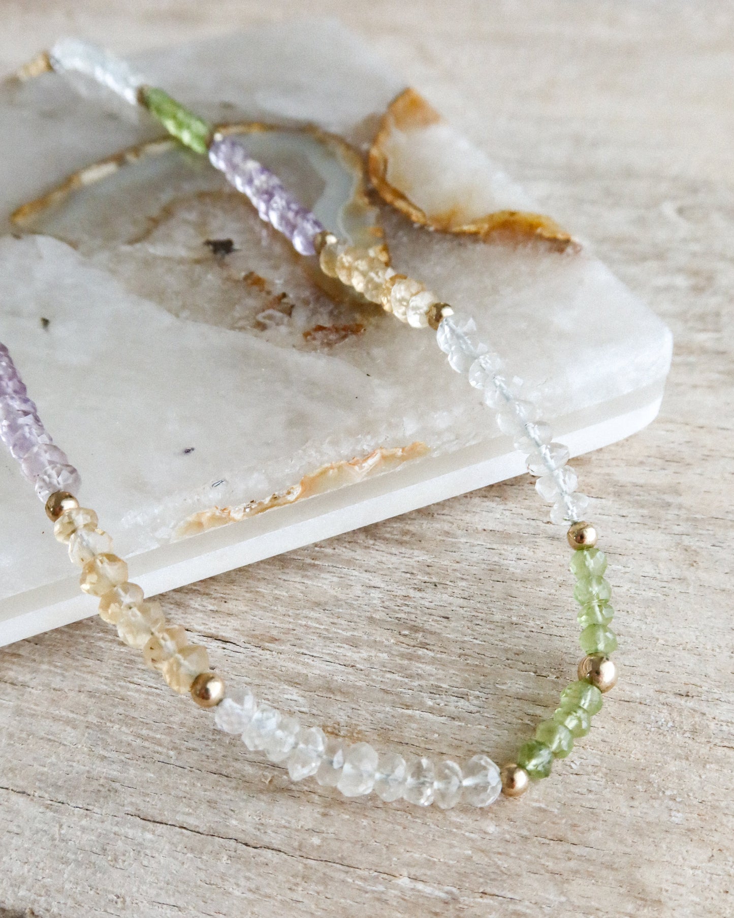 Aura Gemstone Necklace