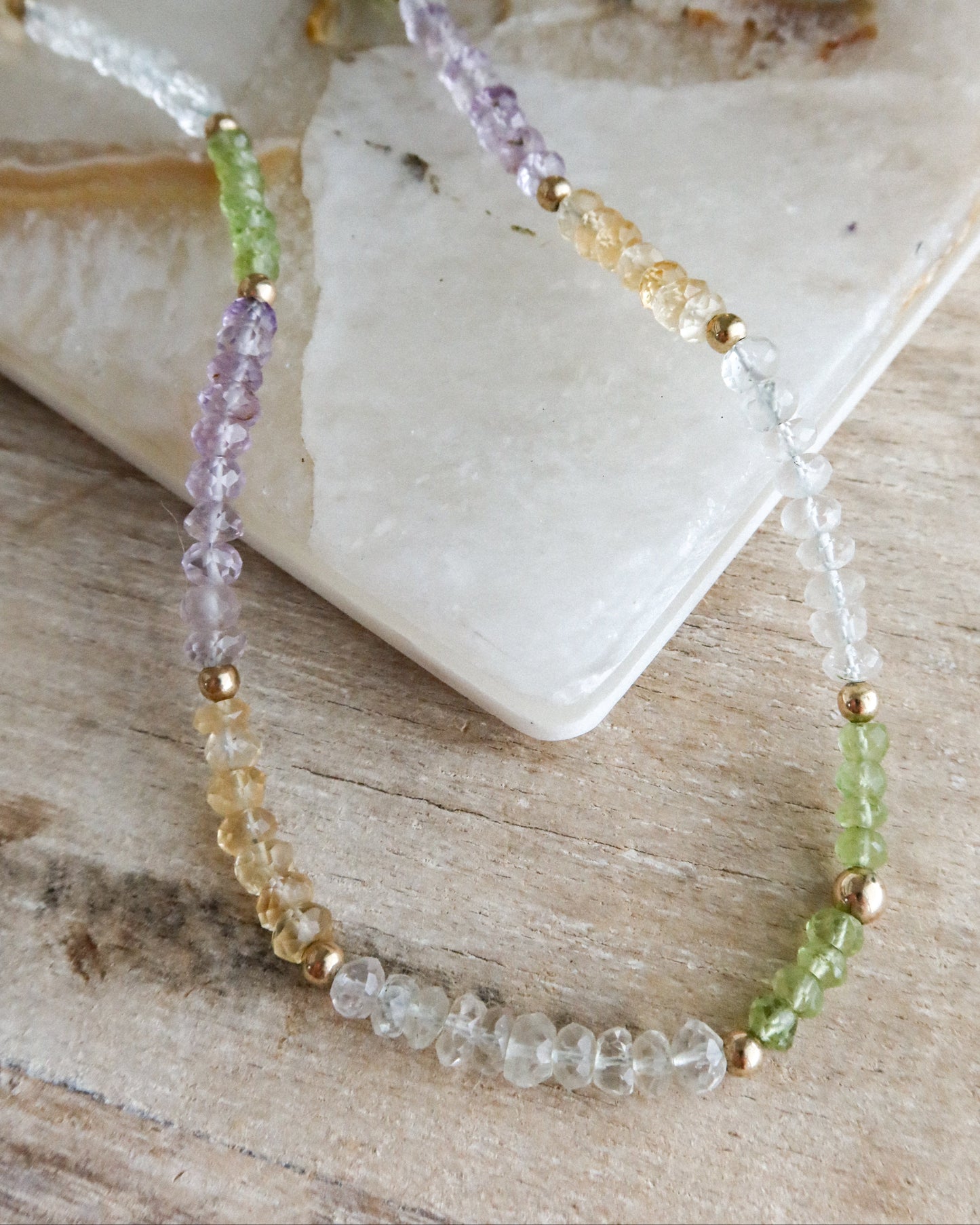Aura Gemstone Necklace