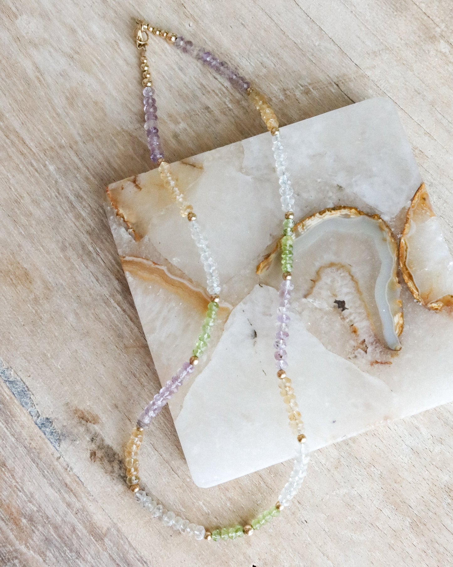 Aura Gemstone Necklace