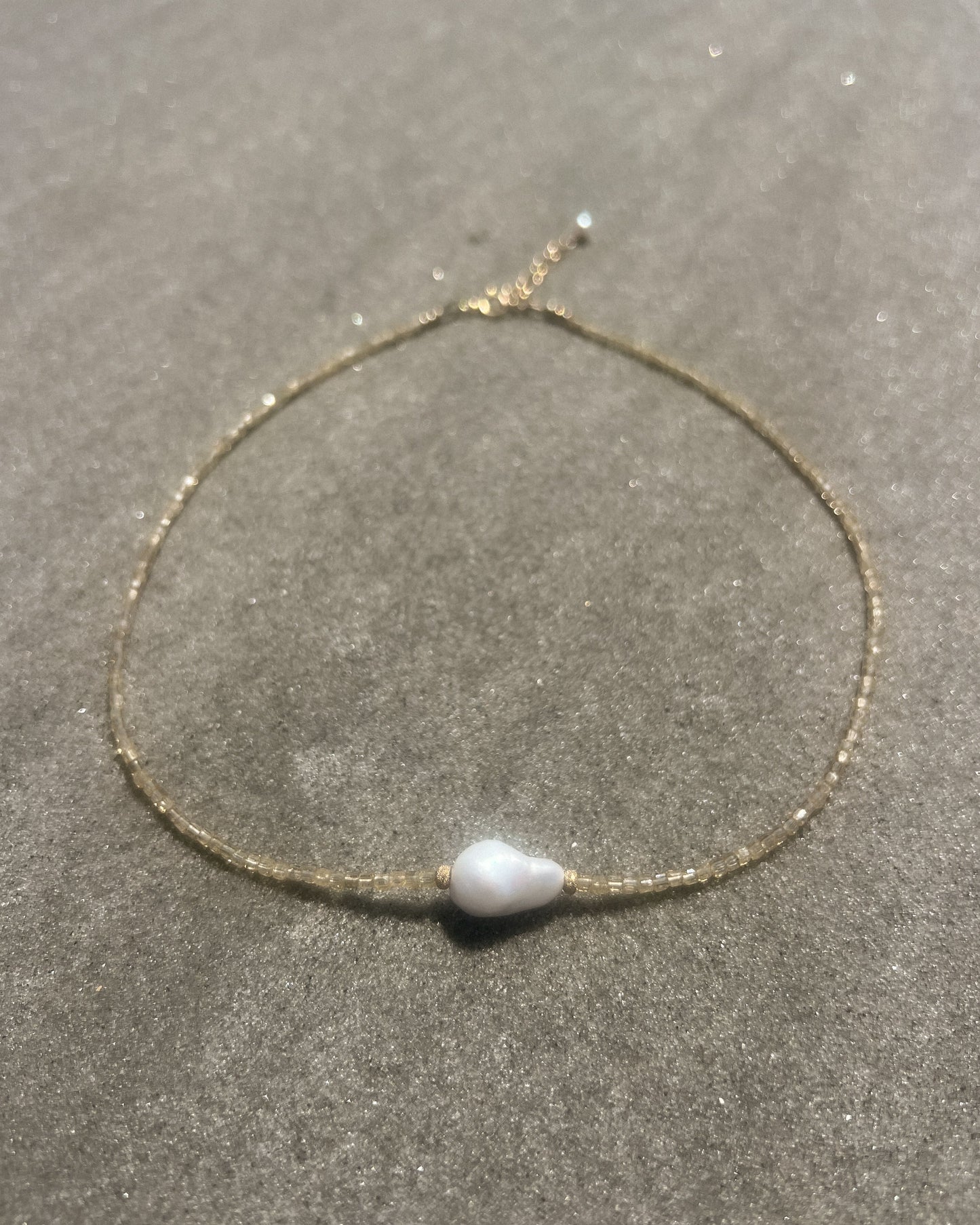Champagne Problems Pearl Choker