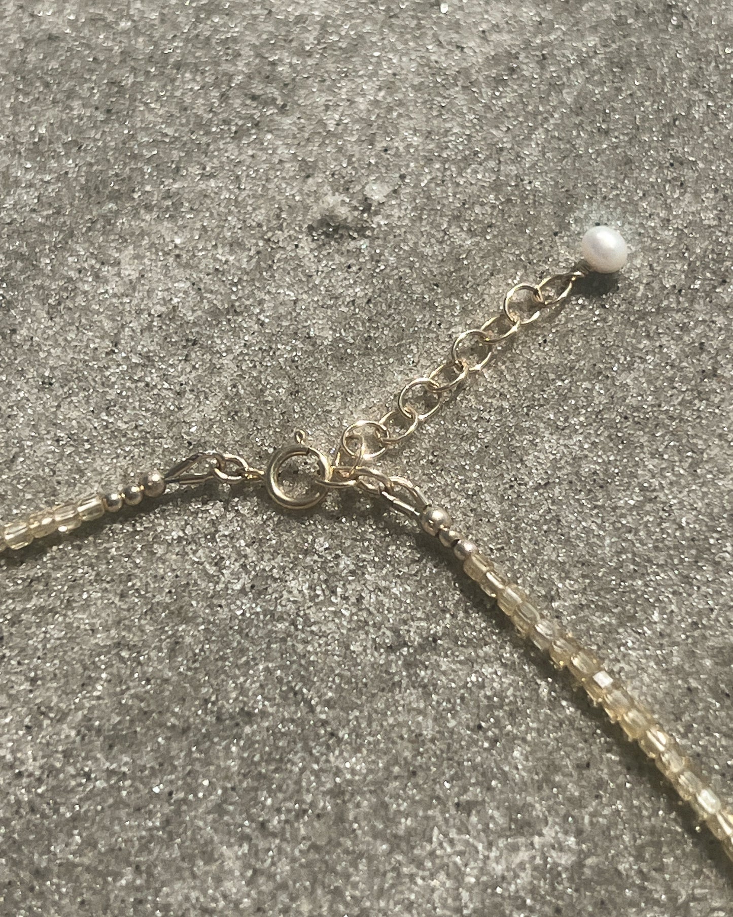 Champagne Problems Pearl Choker