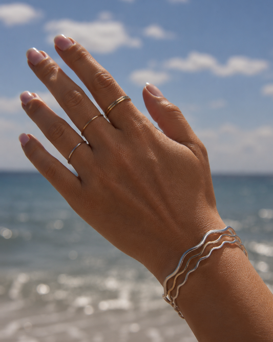 Hammered Stacking Ring
