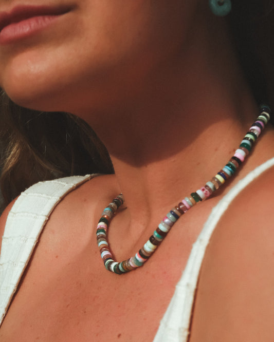 Large Confetti Heishi Necklace