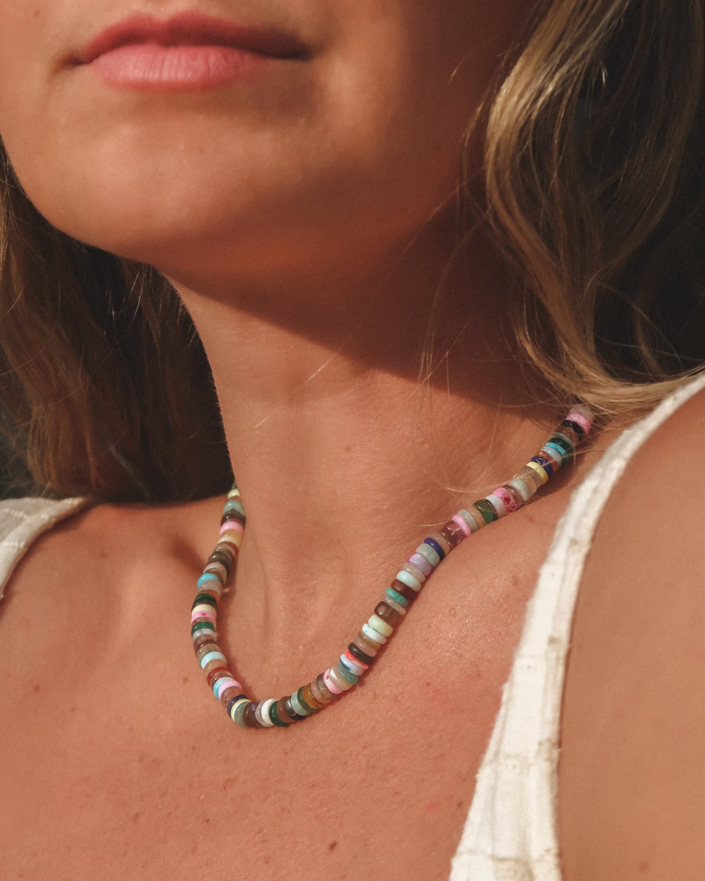 Large Confetti Heishi Necklace