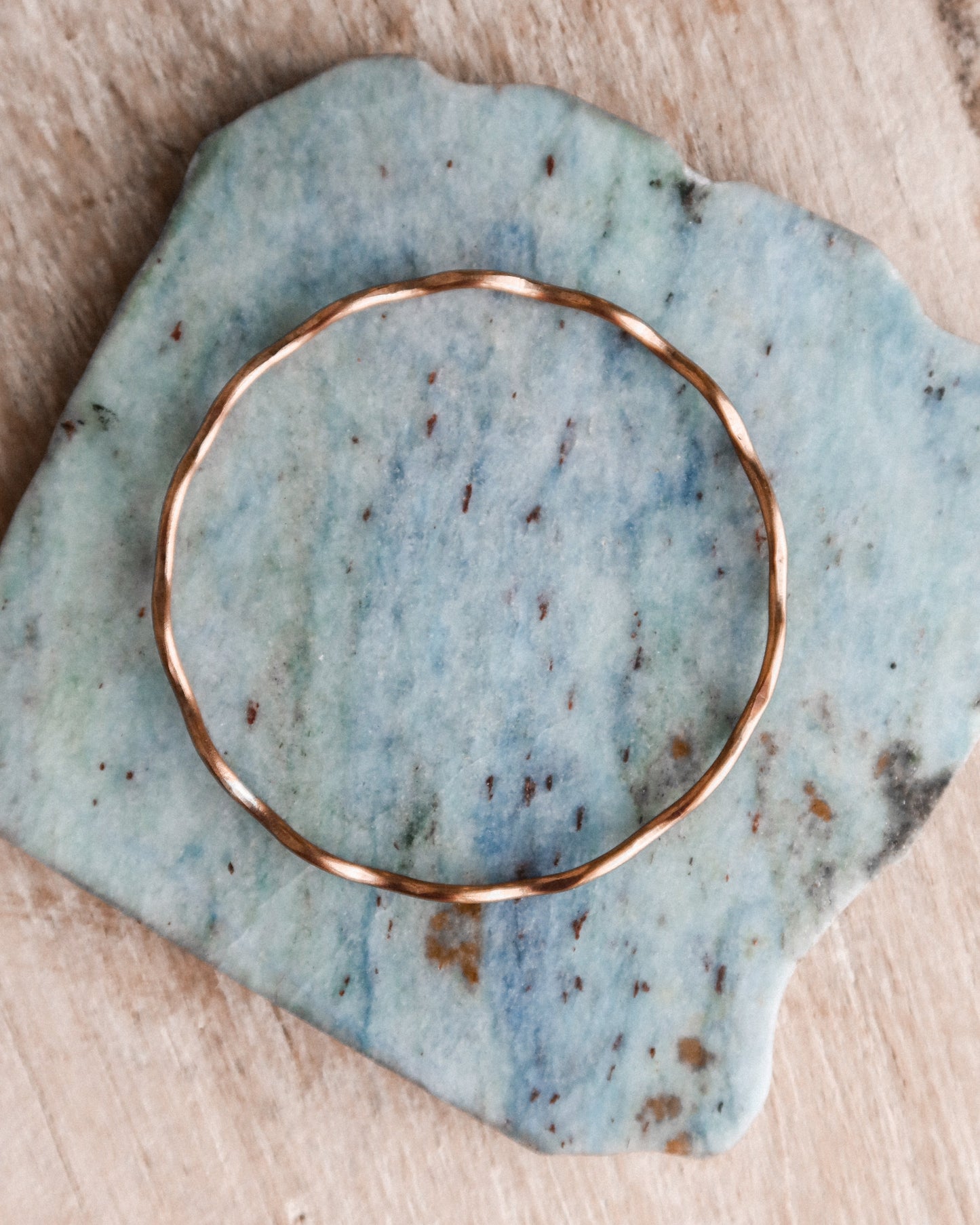 Medium Bronze Wave Bracelet