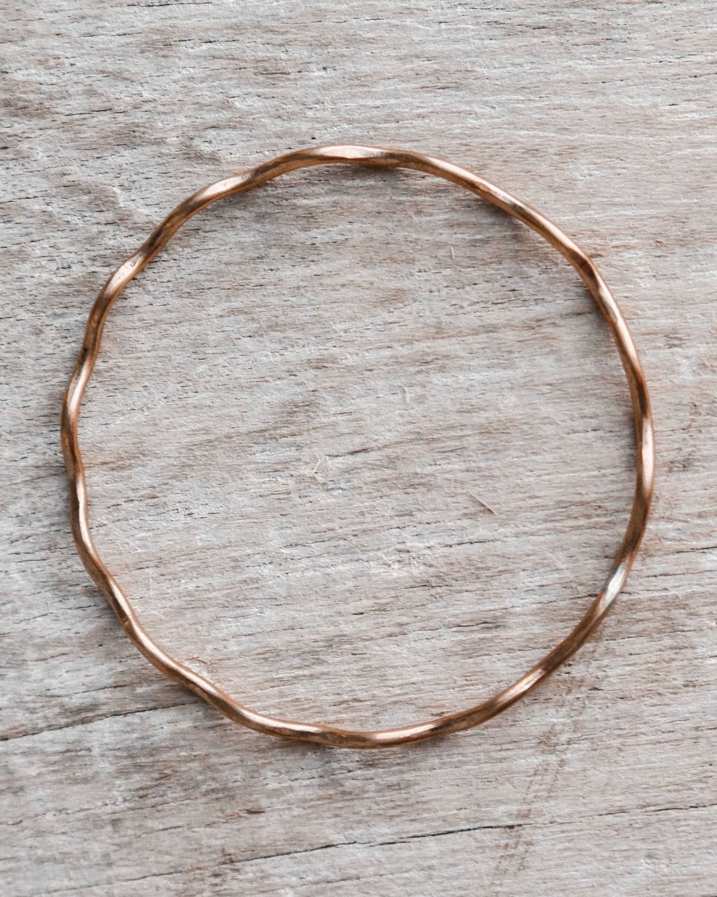 Medium Bronze Wave Bracelet