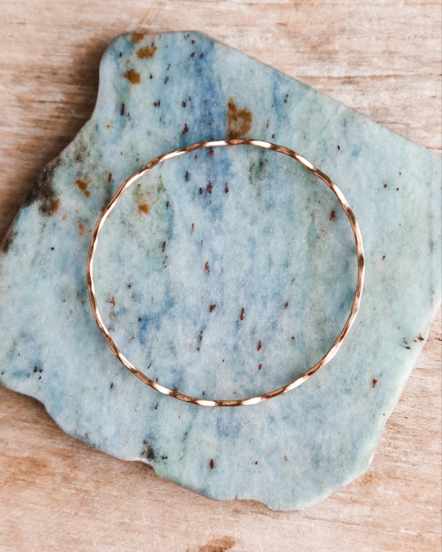 Lightweight Gold Wave Bracelet