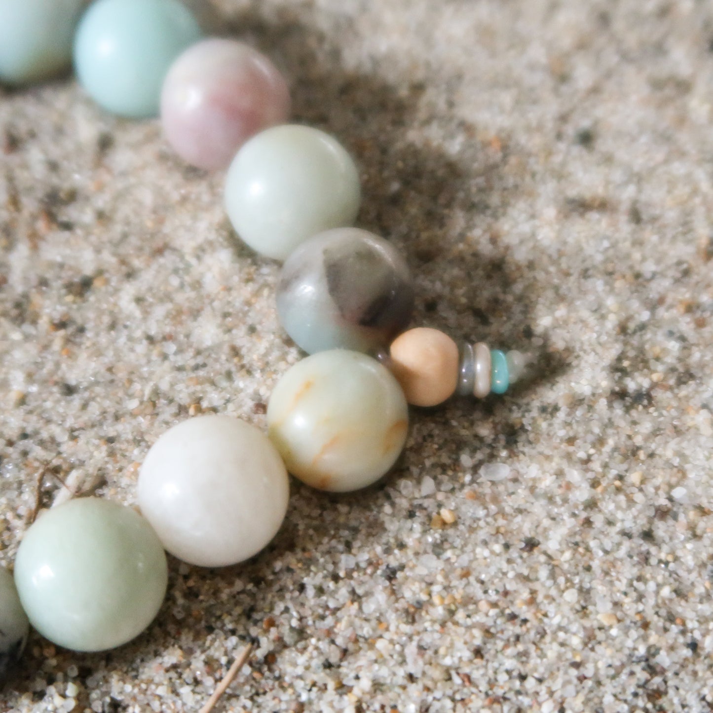 Surfrider Amazonite & Lava Bracelet