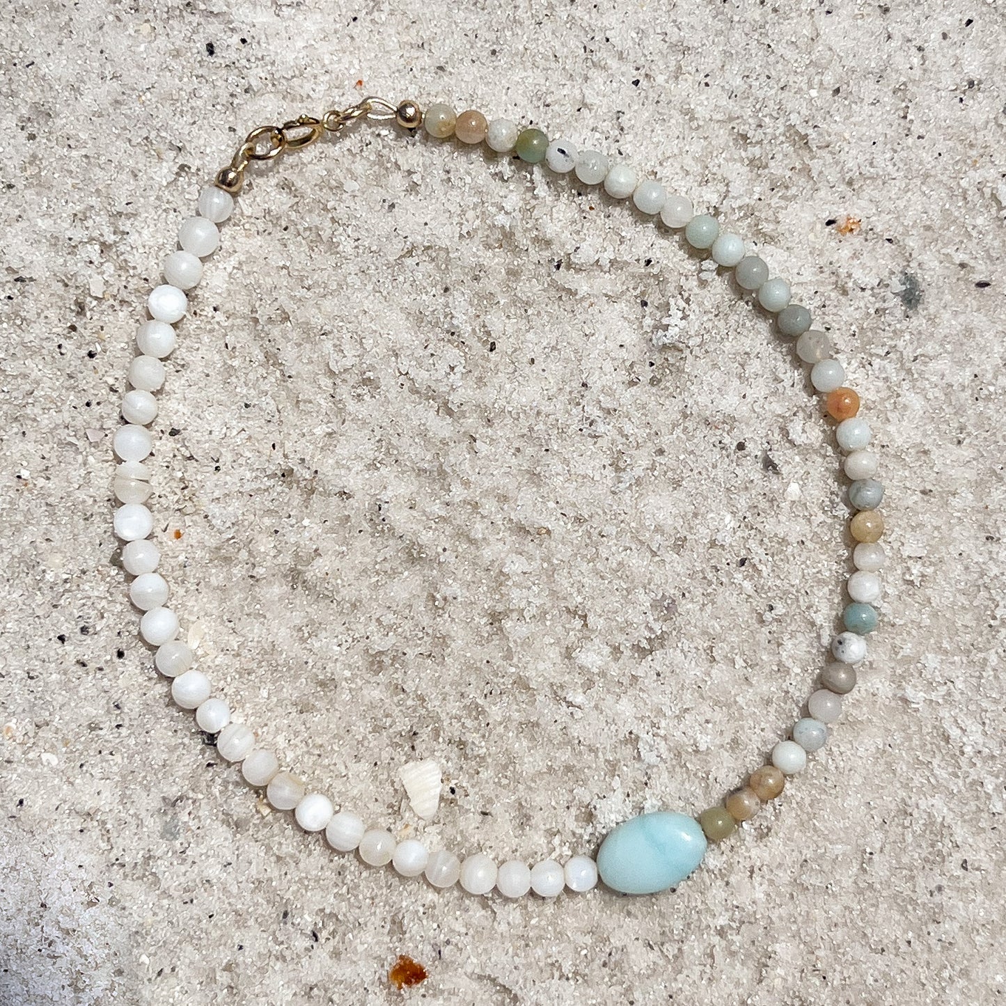 Beach House Mother of Pearl Anklet